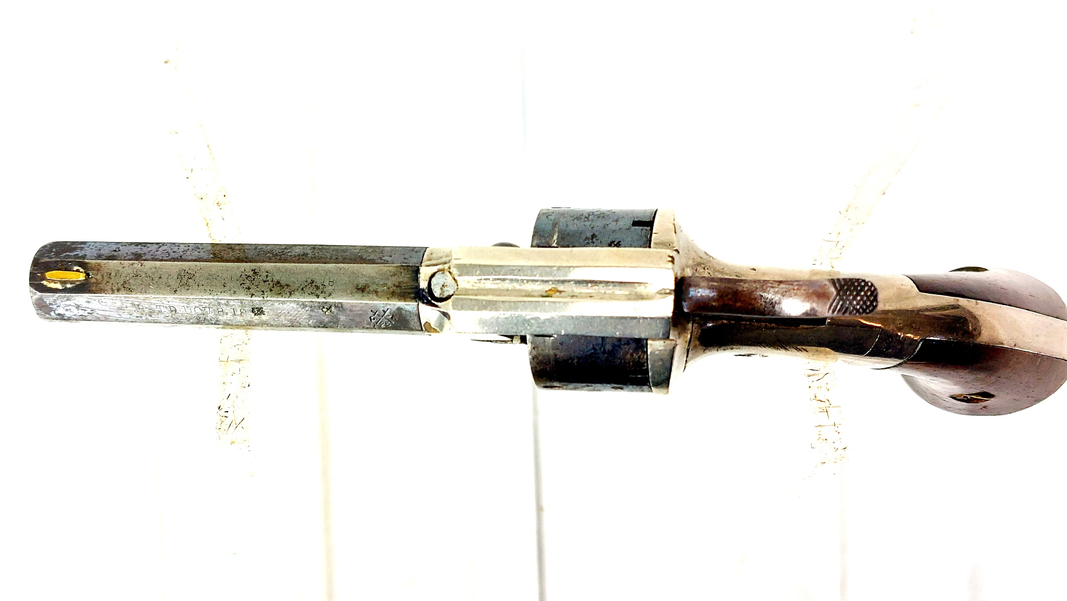 US, Civil War Era c.1863–1870, Lucius W. Pond Front-Loading 7-Shot Pocket Revolver, Deactivated, Serial No. 687 - Image 4