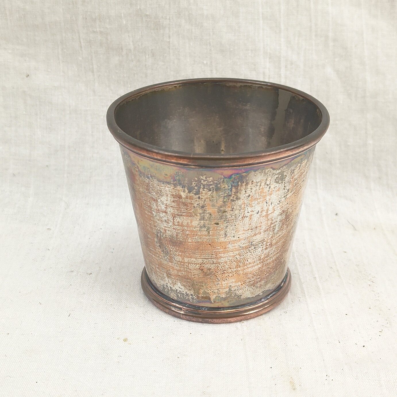 Victorian Silver Washed Copper Tumbler