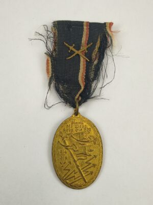 WW1 1921 War Commemorative Medal Of The Kyffhauser Union