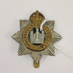 WW1 Devonshire Regiment Cap Badge