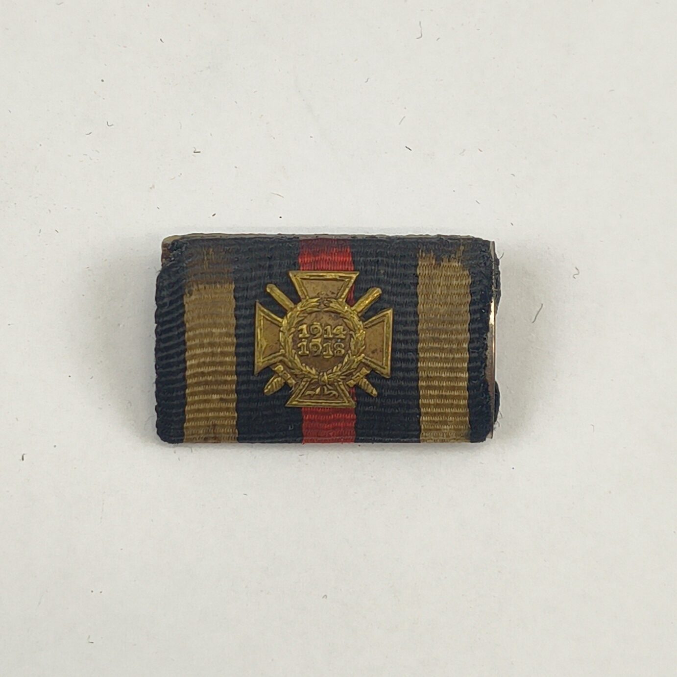 WW1 German Honour Cross With Swords Ribbon Bar