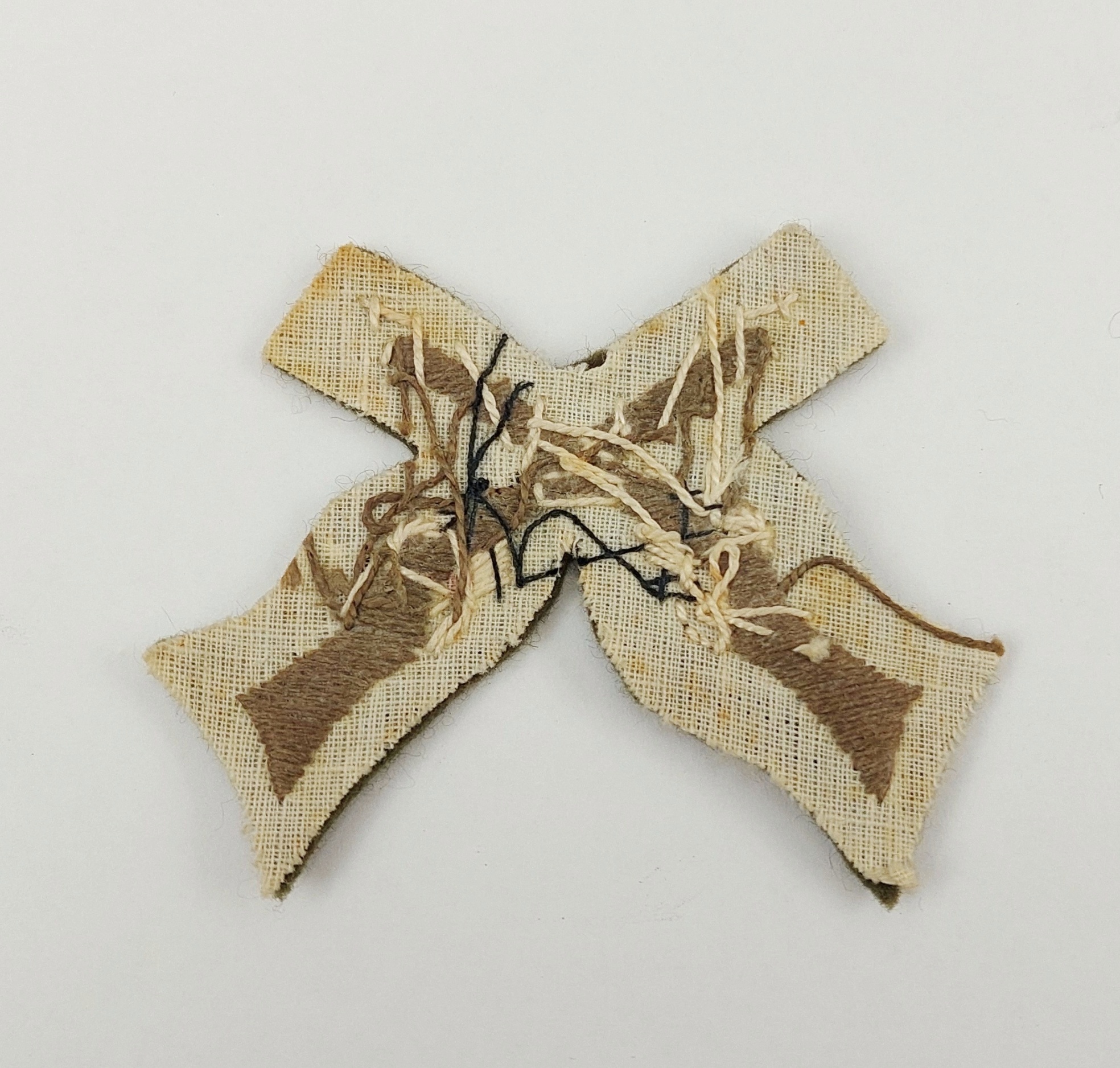 WW2 British Army Marksman Cloth Qualification Arm Badge #2 - Image 3