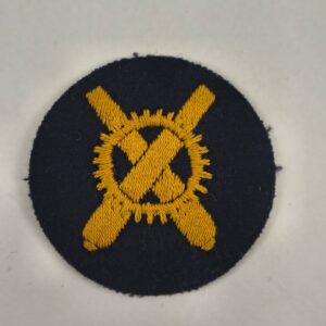 WW2 German Kriegsmarine Ordnance Engineer Cloth Badge