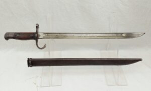 WW2 Japanese Arisaka Type 30 Hooked Quillion Bayonet And Scabbard