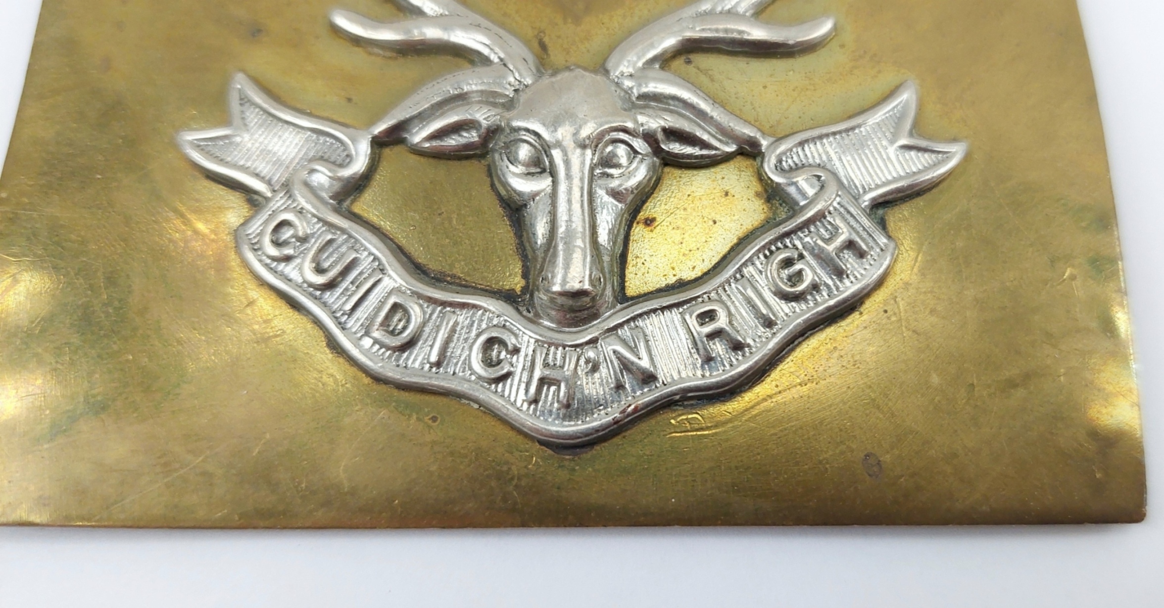 WW2 Seaforth Highlanders Belt Buckle - Image 2