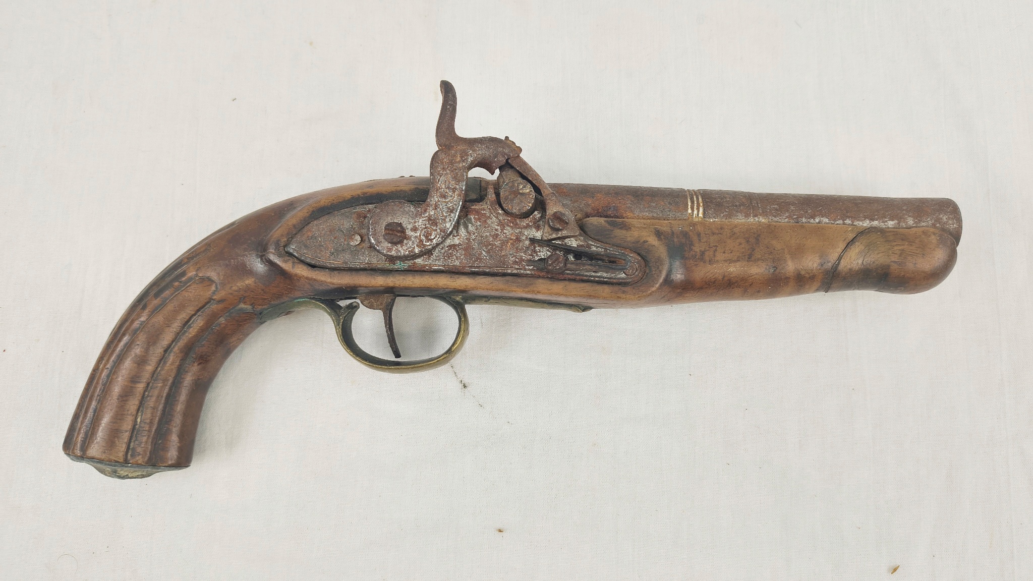 Wall Hanger Copy Of A 19th Century Percussion Pistol