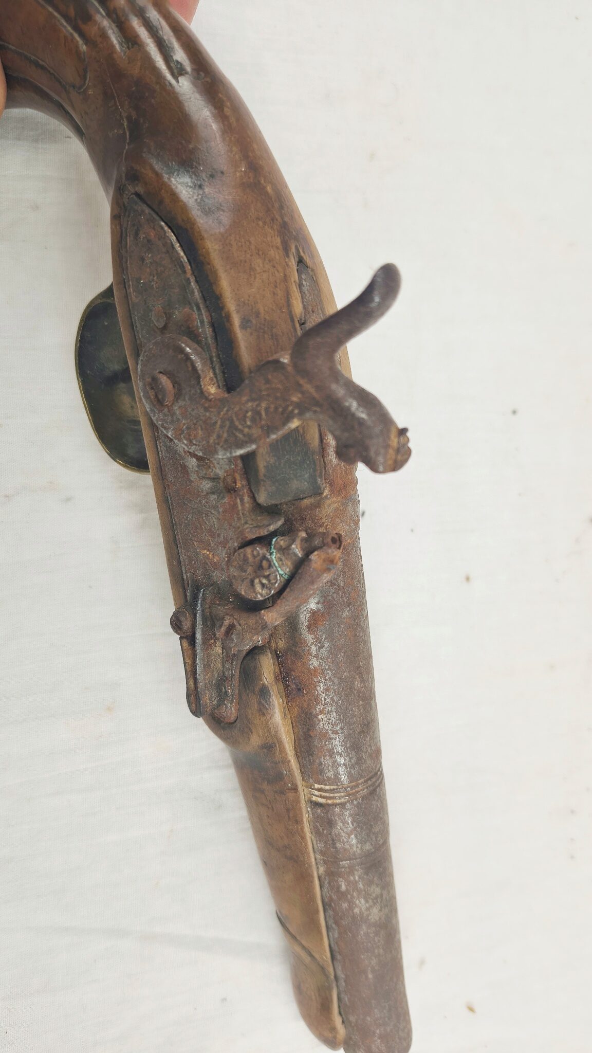 Wall Hanger Copy Of A 19th Century Percussion Pistol - Image 4