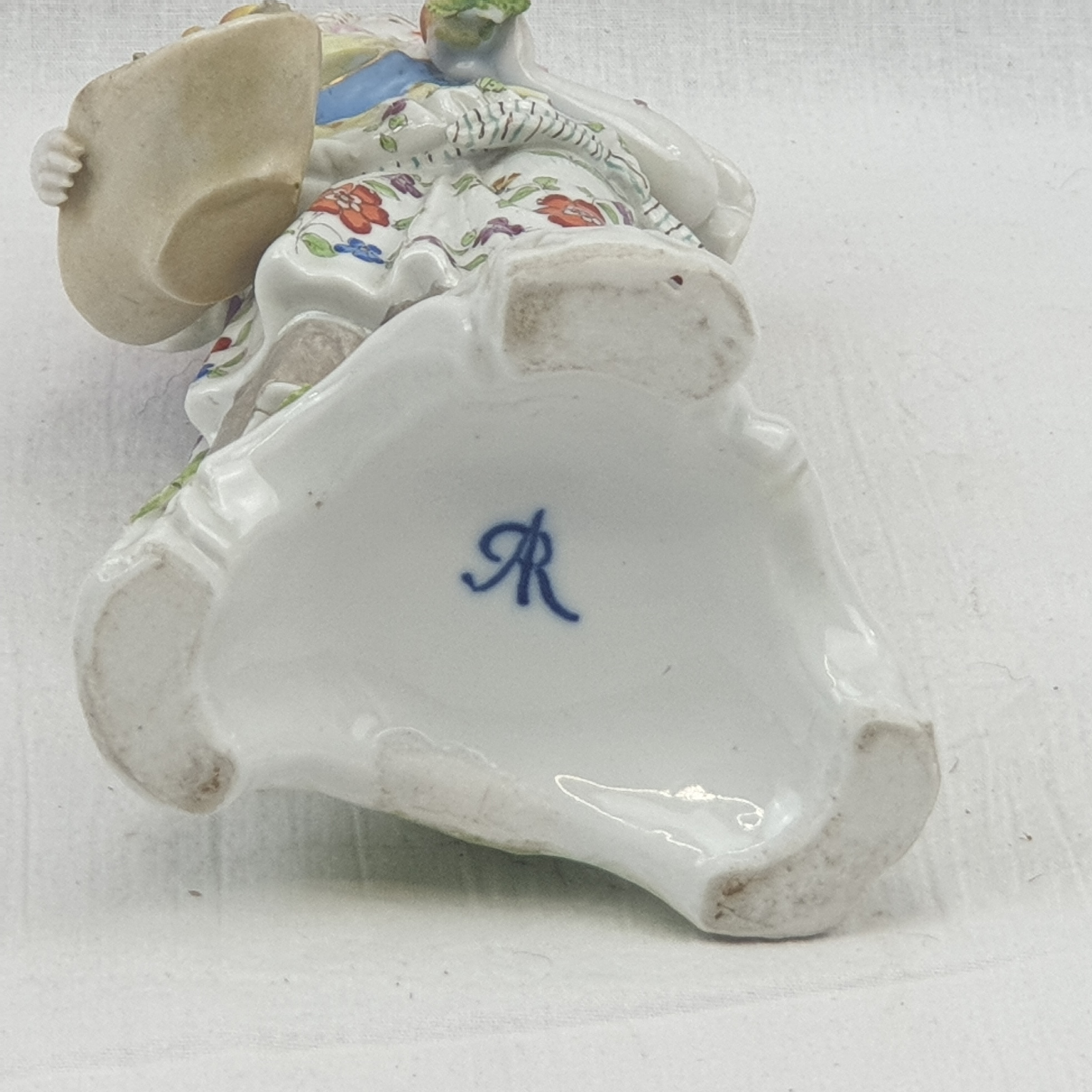 1880s Augustus Rex Style Porcelain Figurine Of A Lady By Helena Wolfsohn - Image 9