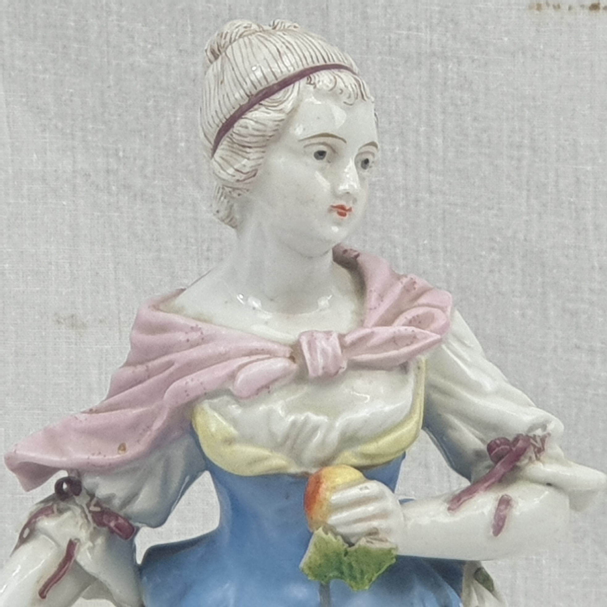 1880s Augustus Rex Style Porcelain Figurine Of A Lady By Helena Wolfsohn - Image 6