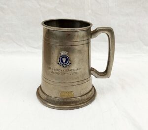 1920s HMS Renown Battlecruiser Pewter Tankard
