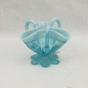 1930s Blue Uranium Glass Bowl