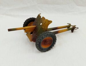 1930s Hauser Tinplate Cap Fire German PAK Anti Tank Gun Toy