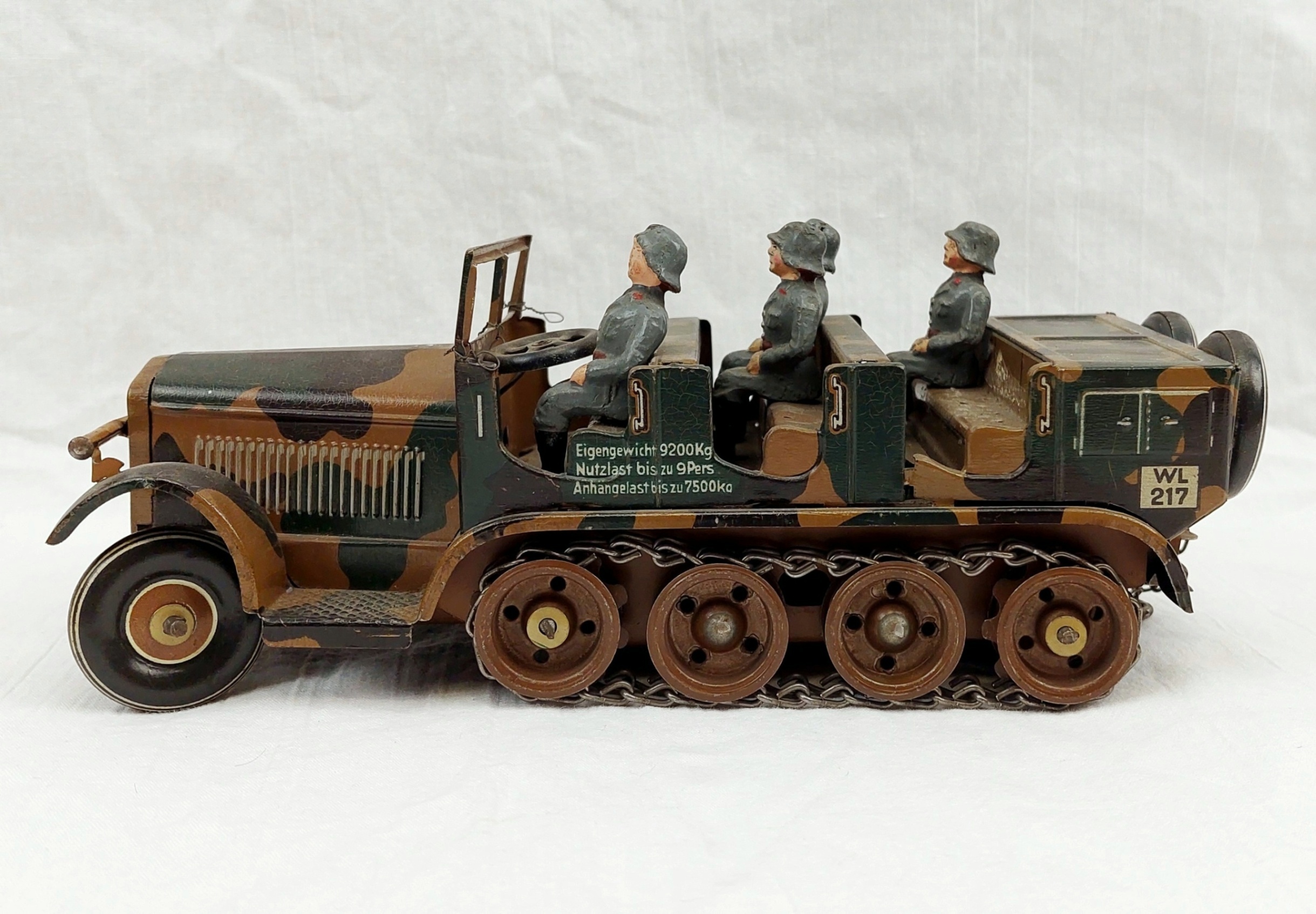 1940s German Tipp And Co Tinplate Half Track Vehicle - Image 3