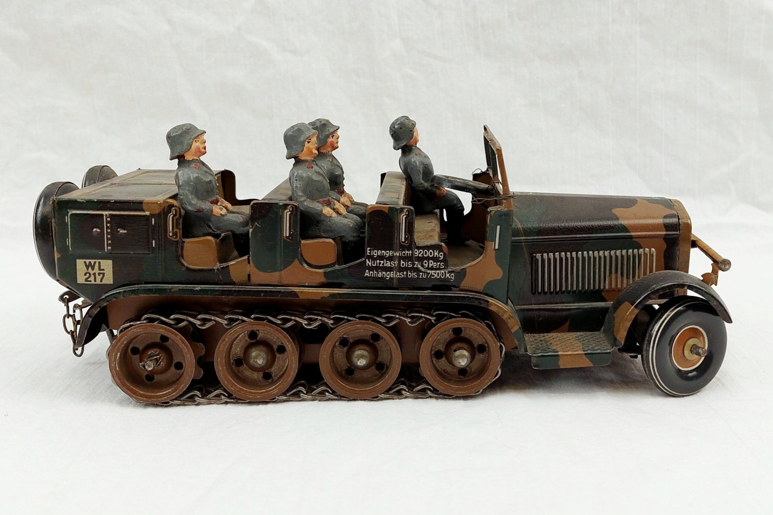 1940s German Tipp And Co Tinplate Half Track Vehicle - Image 4