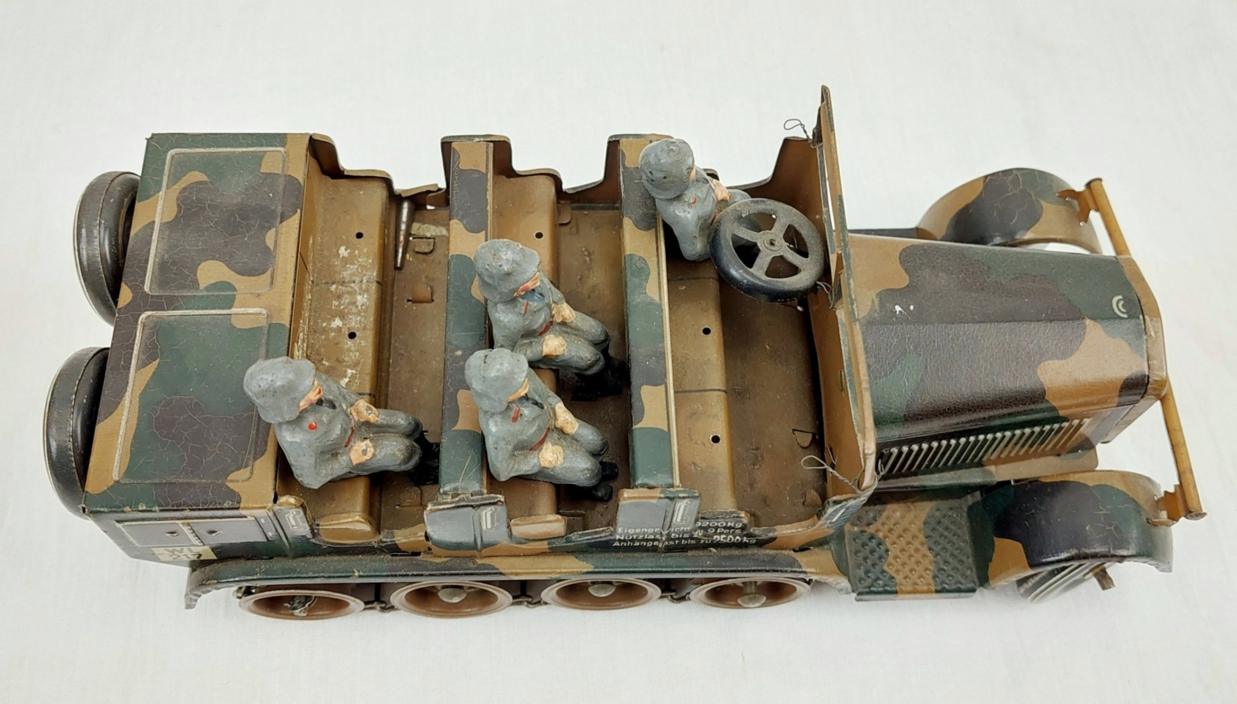 1940s German Tipp And Co Tinplate Half Track Vehicle - Image 9