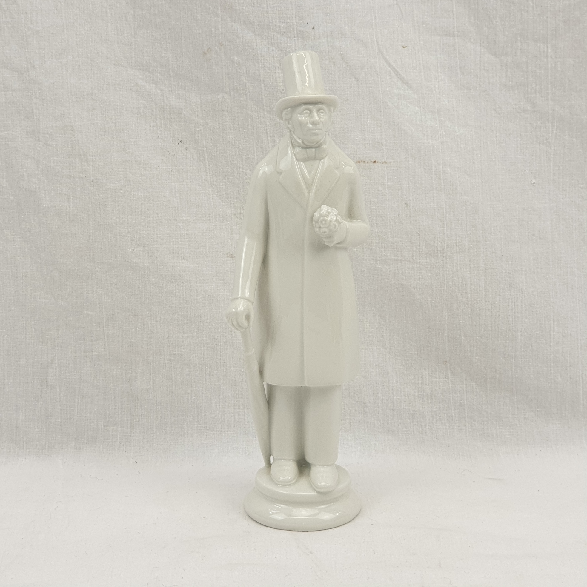 1940s Royal Copenhagen Hans Christian Anderson Plain White Ceramic Figurine