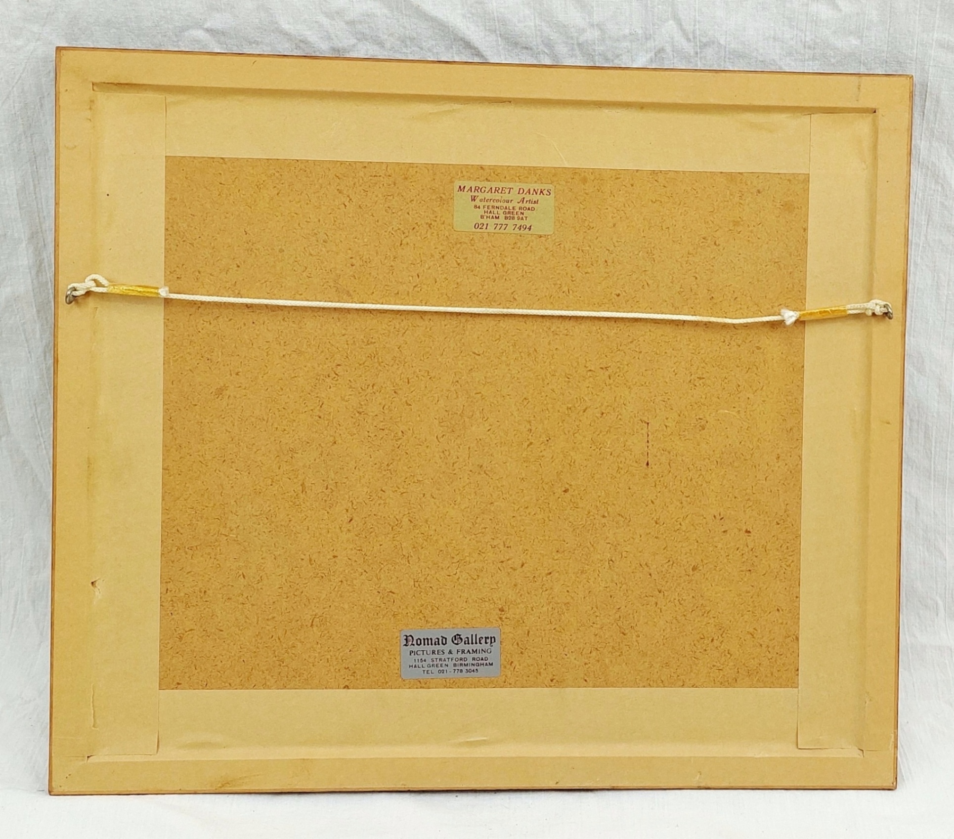 1990 Framed Watercolour Of A Windmill By Margaret Danks - Image 5