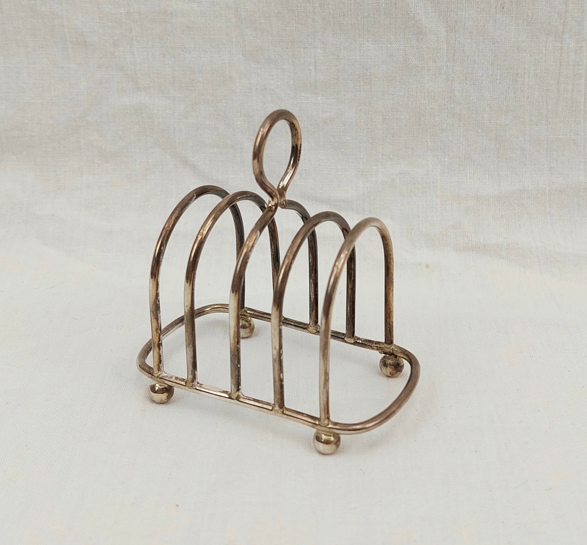 925 Sterling Silver Miniature Toast Rack