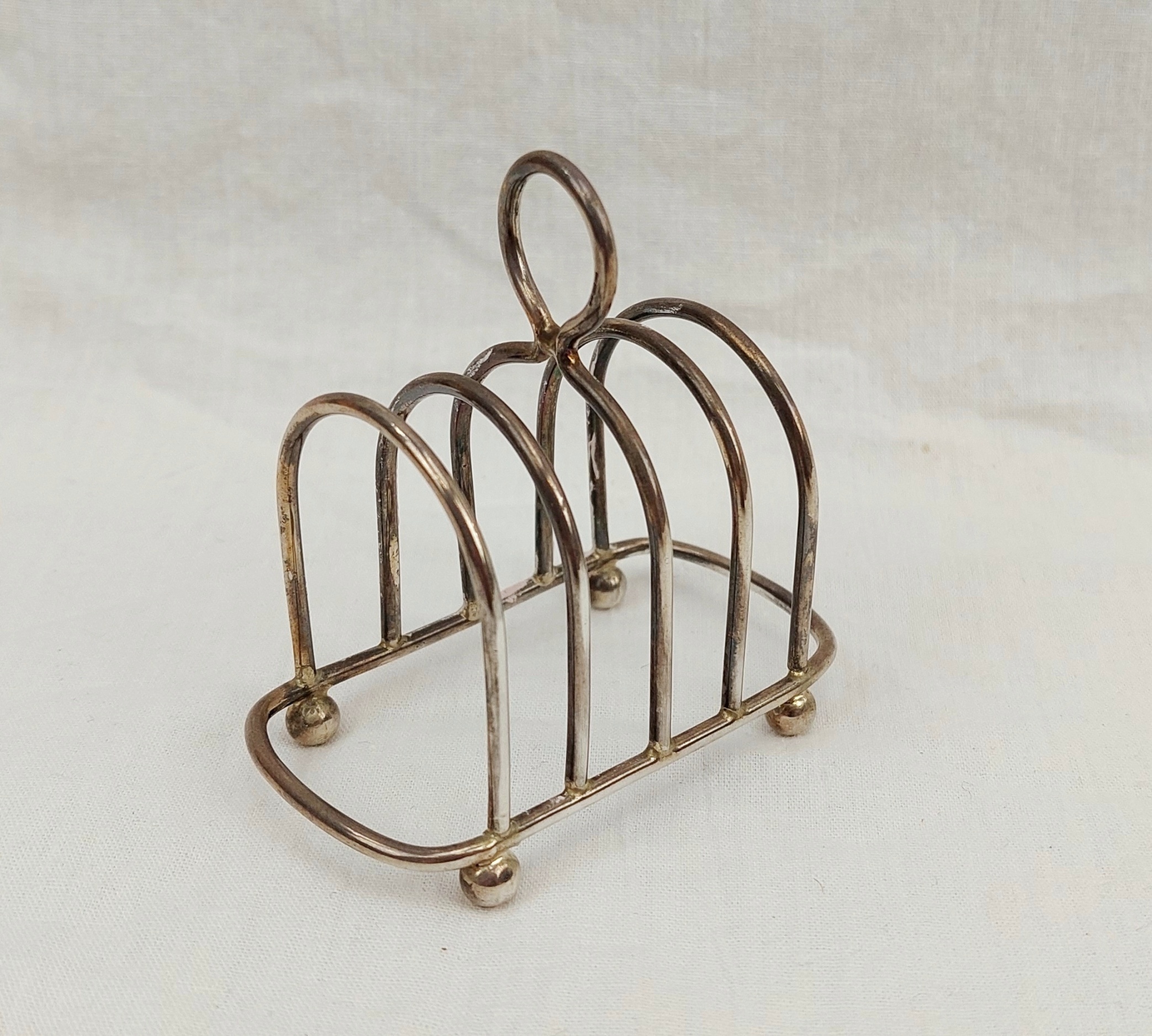 925 Sterling Silver Miniature Toast Rack - Image 2
