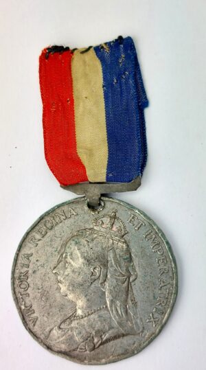 British, 1897, Queen Victoria Diamond Jubilee Sheffield Commemorative Medal – Norfolk Park Children’s Welcome