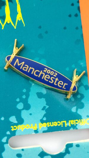 British, 2002, Manchester Commonwealth Games “Friend of Manchester” Enamel Supporter’s Pin Badge on Original Card