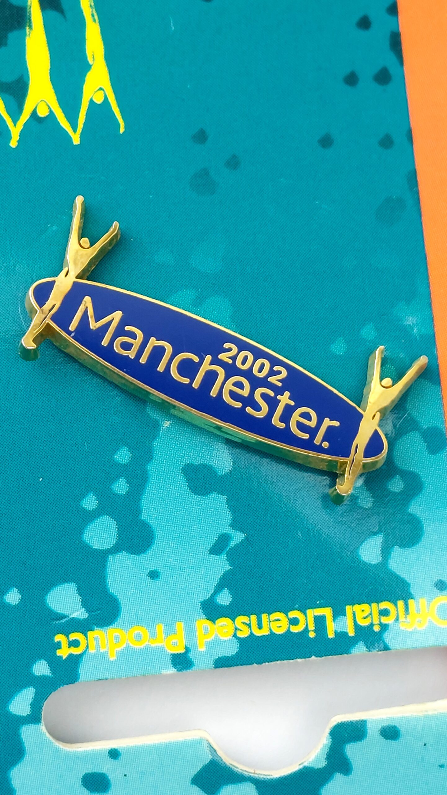 British, 2002, Manchester Commonwealth Games “Friend of Manchester” Enamel Supporter’s Pin Badge on Original Card