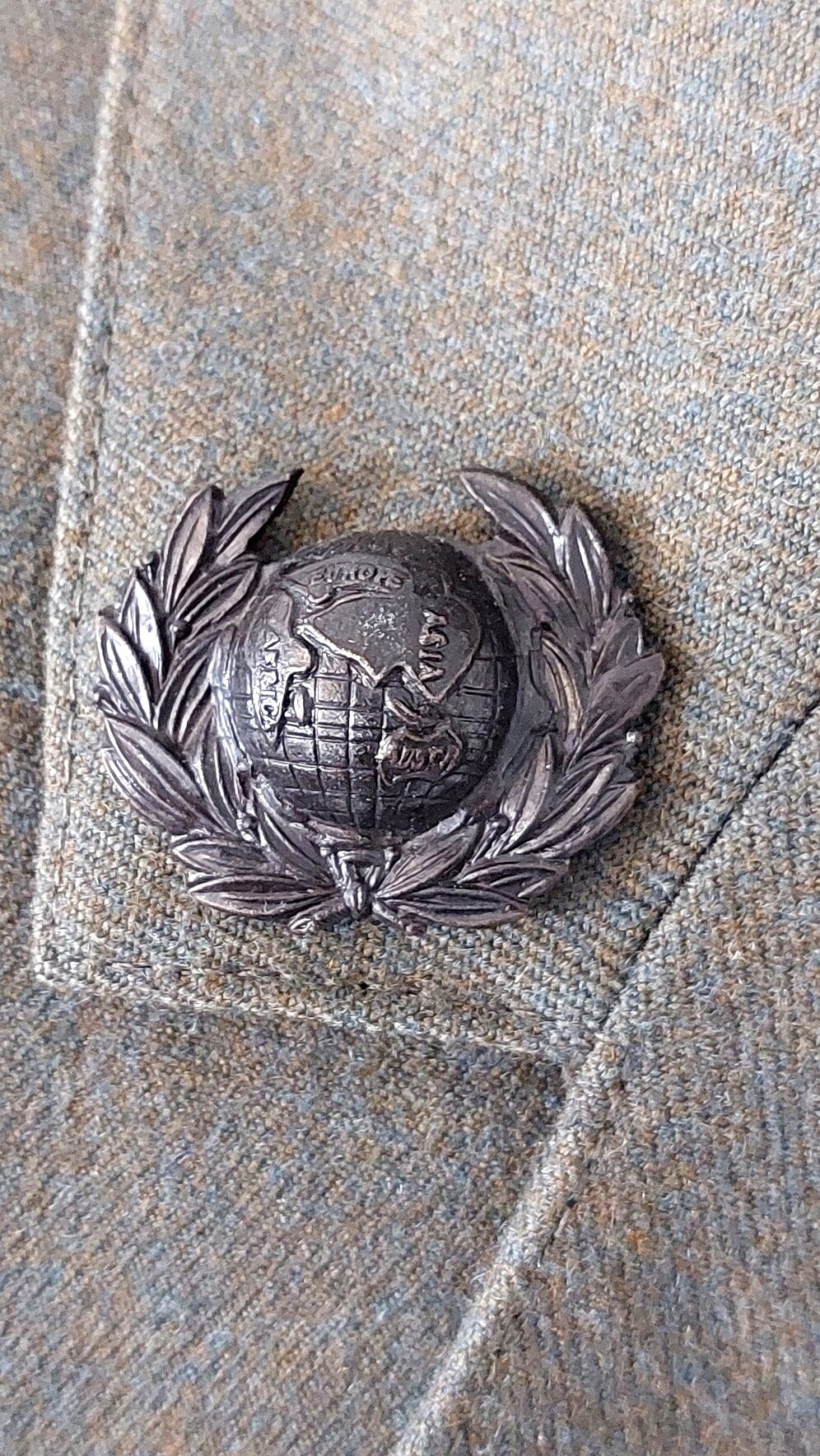 British, Post-1964, Royal Marines Lovat Service Dress Uniform Set, Corporal, Medal Ribbon Bar & Mentioned in Dispatches, Tailored by A. Grantham Ltd - Image 3