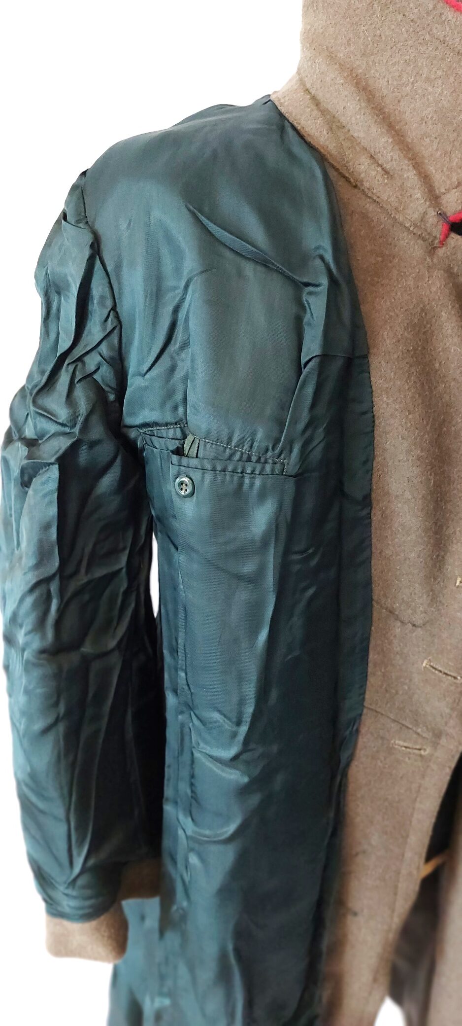 Bulgarian, Cold War Era, Bulgarian People’s Army (БНА) Officer’s Greatcoat - Shinel with Lion Buttons and Red Infantry Piping - Image 16