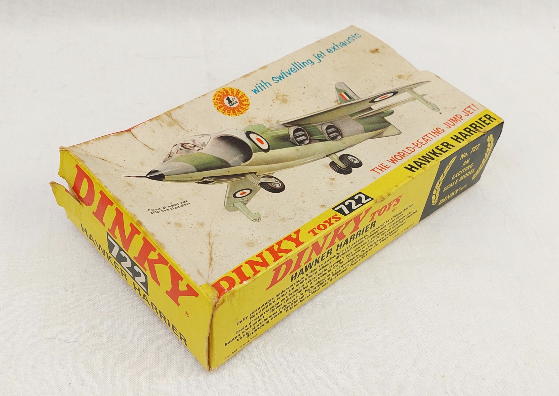 Boxed Dinky Toys 722 Hawker Harrier Diecast Aircraft - Image 4