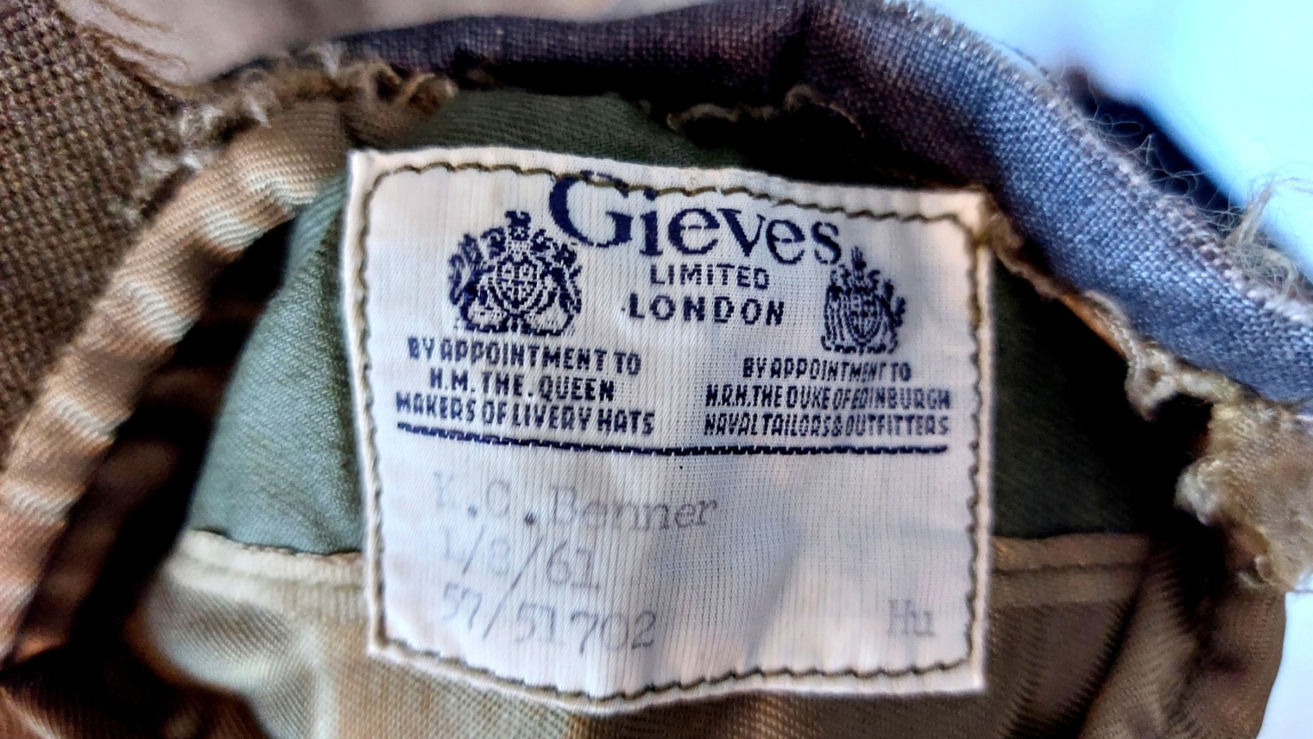 British, Dated 1961, Royal Army Educational Corps Officer’s Service Dress Tunic by Gieves London, Named to 2nd Lt. K. C. Benner - Image 28
