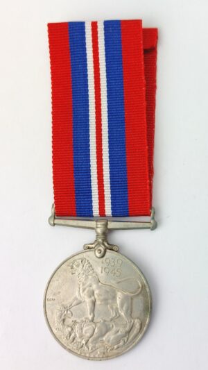 British, WW2, War Medal 1939–1945, King George VI Issue – Full Size Campaign Medal