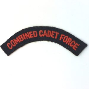British, WWII Period, Combined Cadet Force Cloth Shoulder Title / Formation Flash