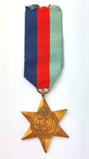 British, WWII, The 1939–1945 Star Campaign Medal – Original Full-Size Medal with Ribbon