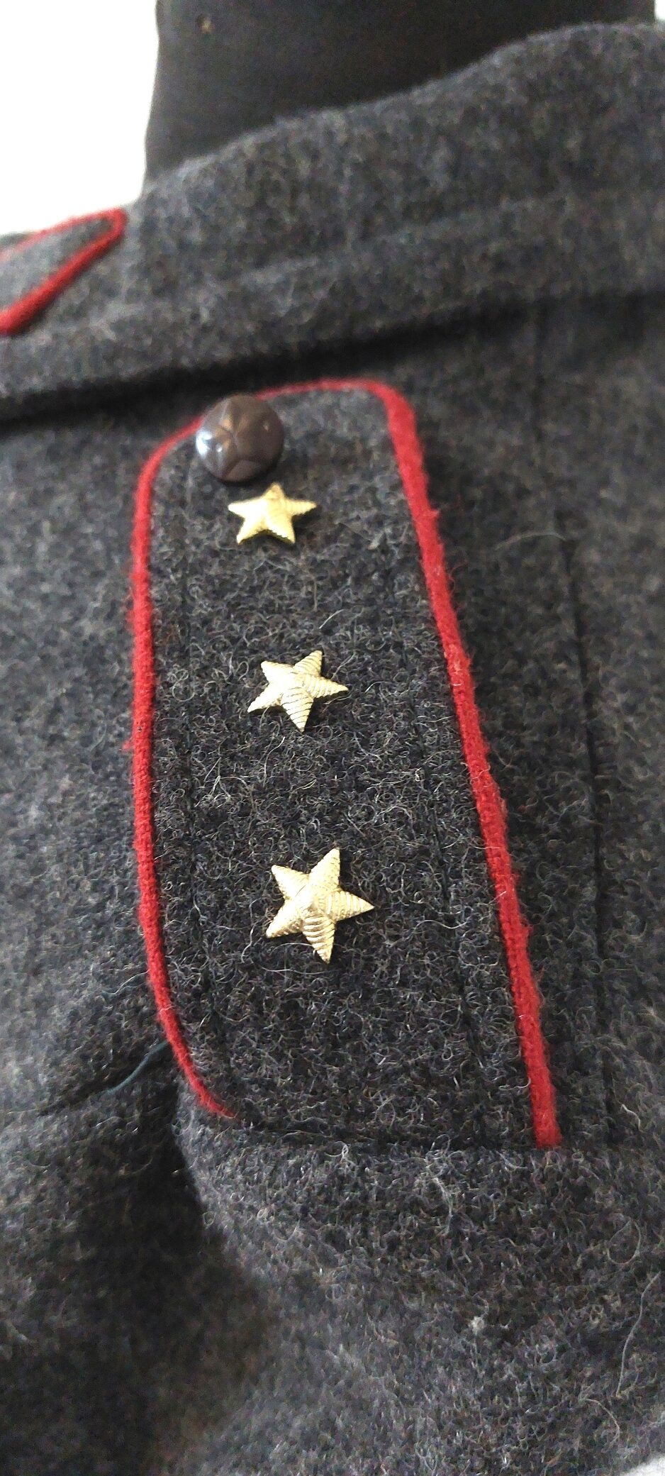 Bulgarian, Cold War Era (1987), Bulgarian People’s Army (БНА) Officer’s Wool Greatcoat (Shinel), Senior Lieutenant Rank, Hristo Botev Factory, Kalofer, Medium - Image 8
