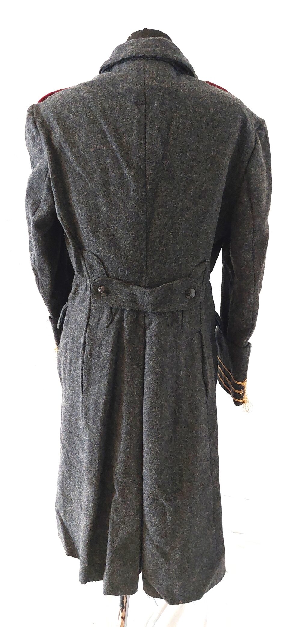 Bulgarian, Cold War Era (1987), Bulgarian People’s Army (БНА) Officer’s Wool Greatcoat (Shinel), Senior Lieutenant Rank, Hristo Botev Factory, Kalofer, Medium - Image 9