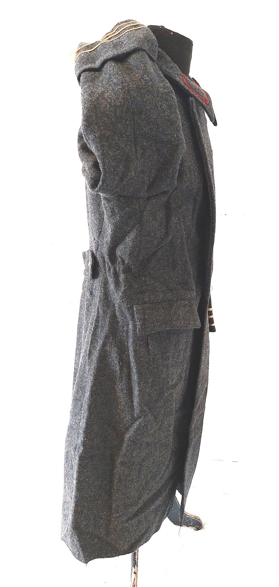 Bulgarian, Cold War Era (1987), Bulgarian People’s Army (БНА) Officer’s Wool Greatcoat (Shinel), Senior Lieutenant Rank, Hristo Botev Factory, Kalofer, Medium - Image 16
