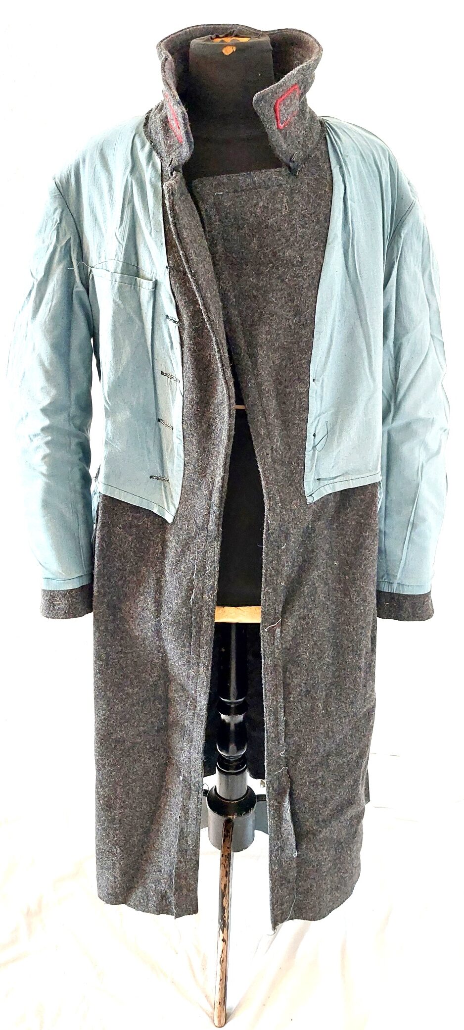 Bulgarian, Cold War Era (1987), Bulgarian People’s Army (БНА) Officer’s Wool Greatcoat (Shinel), Senior Lieutenant Rank, Hristo Botev Factory, Kalofer, Medium - Image 20