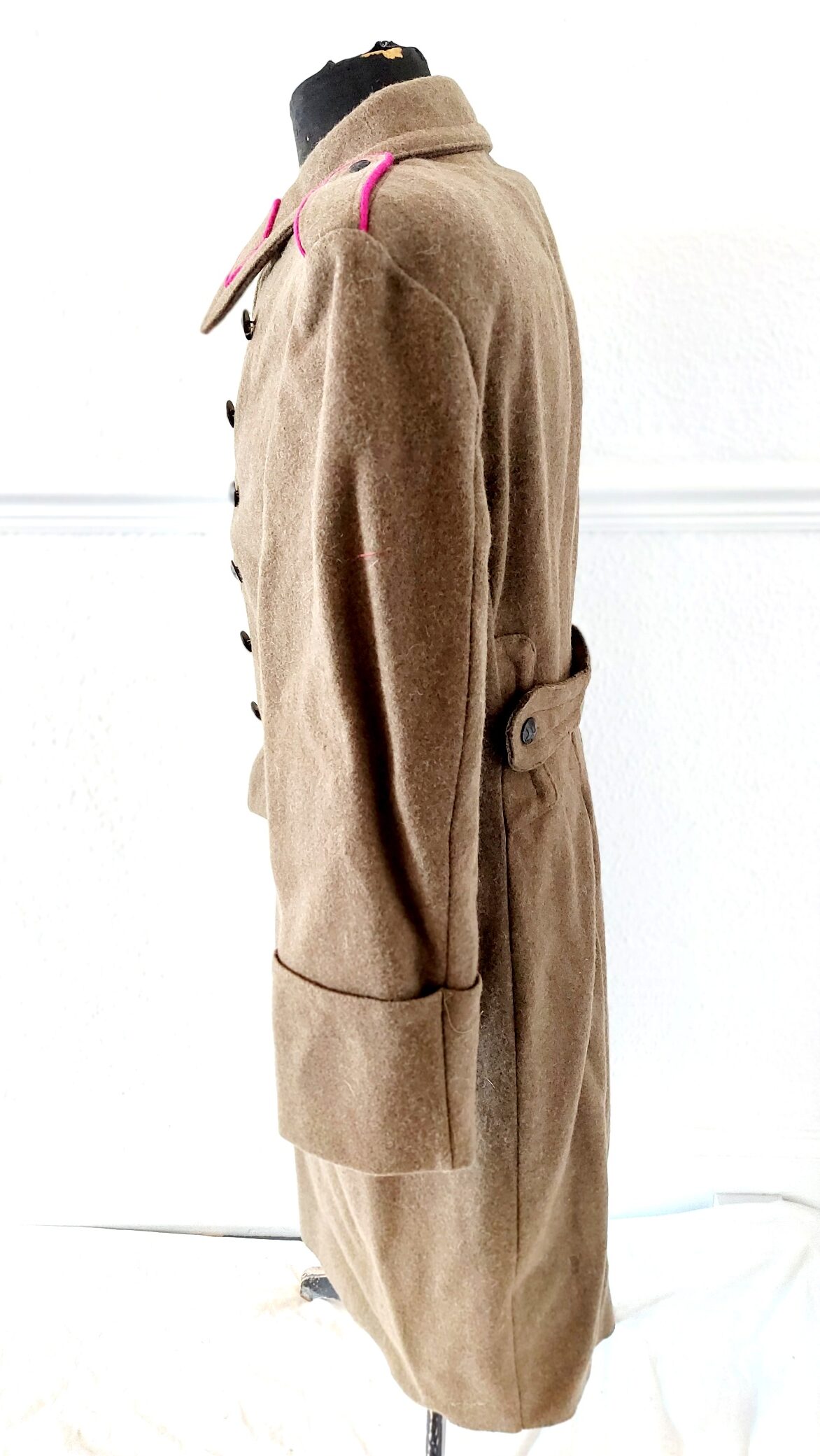 Bulgarian, Cold War Era, Bulgarian People’s Army (БНА) Infantry Officer’s Wool Greatcoat (Shinel), Ministry of Defence Issue, Hristo Botev Factory - Image 15