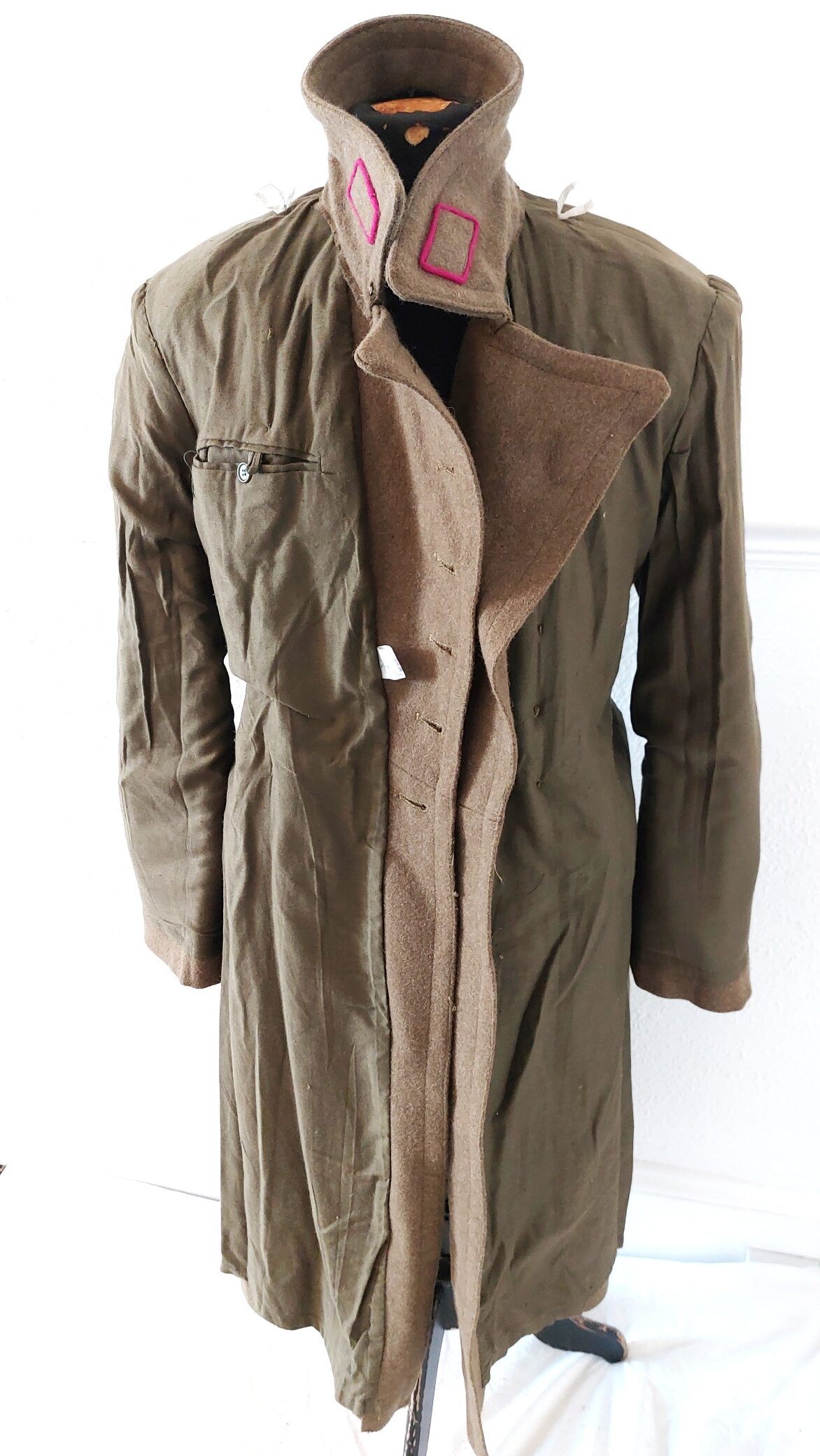 Bulgarian, Cold War Era, Bulgarian People’s Army (БНА) Infantry Officer’s Wool Greatcoat (Shinel), Ministry of Defence Issue, Hristo Botev Factory - Image 24