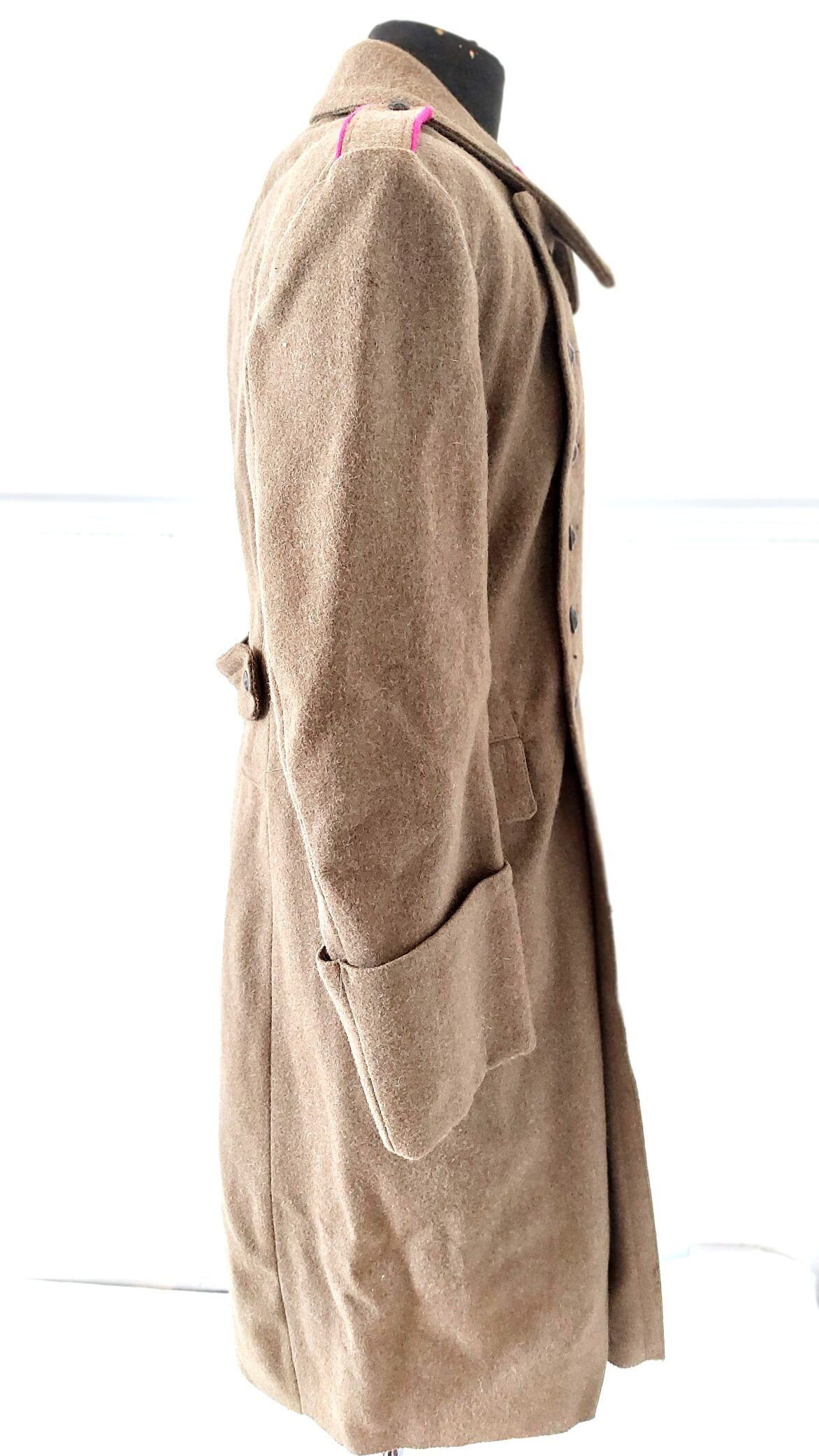 Bulgarian, Cold War Era, Bulgarian People’s Army (БНА) Infantry Officer’s Wool Greatcoat (Shinel), Ministry of Defence Issue, Hristo Botev Factory - Image 6