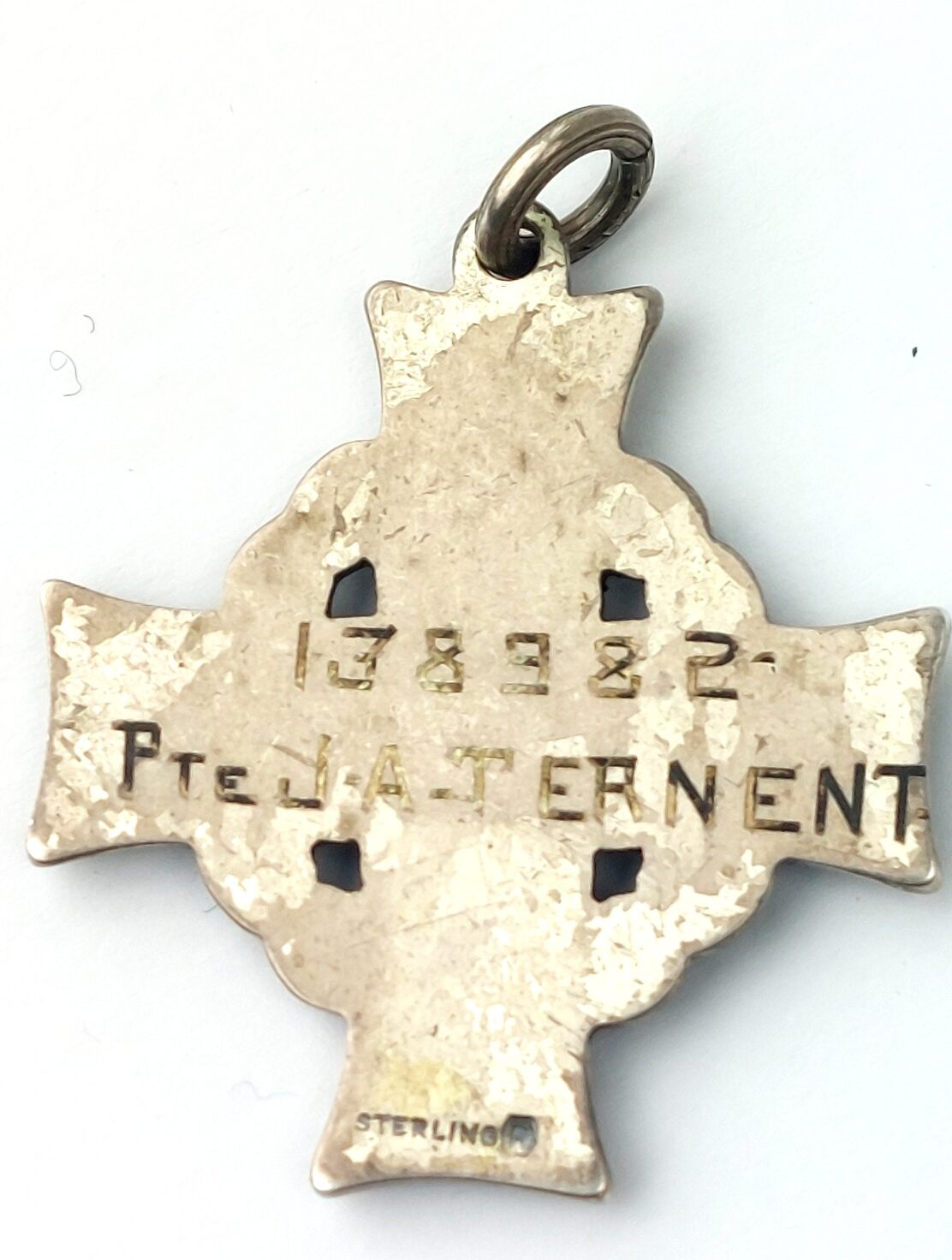 Canadian, WW1, Canadian Memorial Cross (Silver Cross) – Named 138382 Pte. J.A. Ternent, 3rd Battalion (Toronto Regiment), Killed Somme 1916 - Image 2