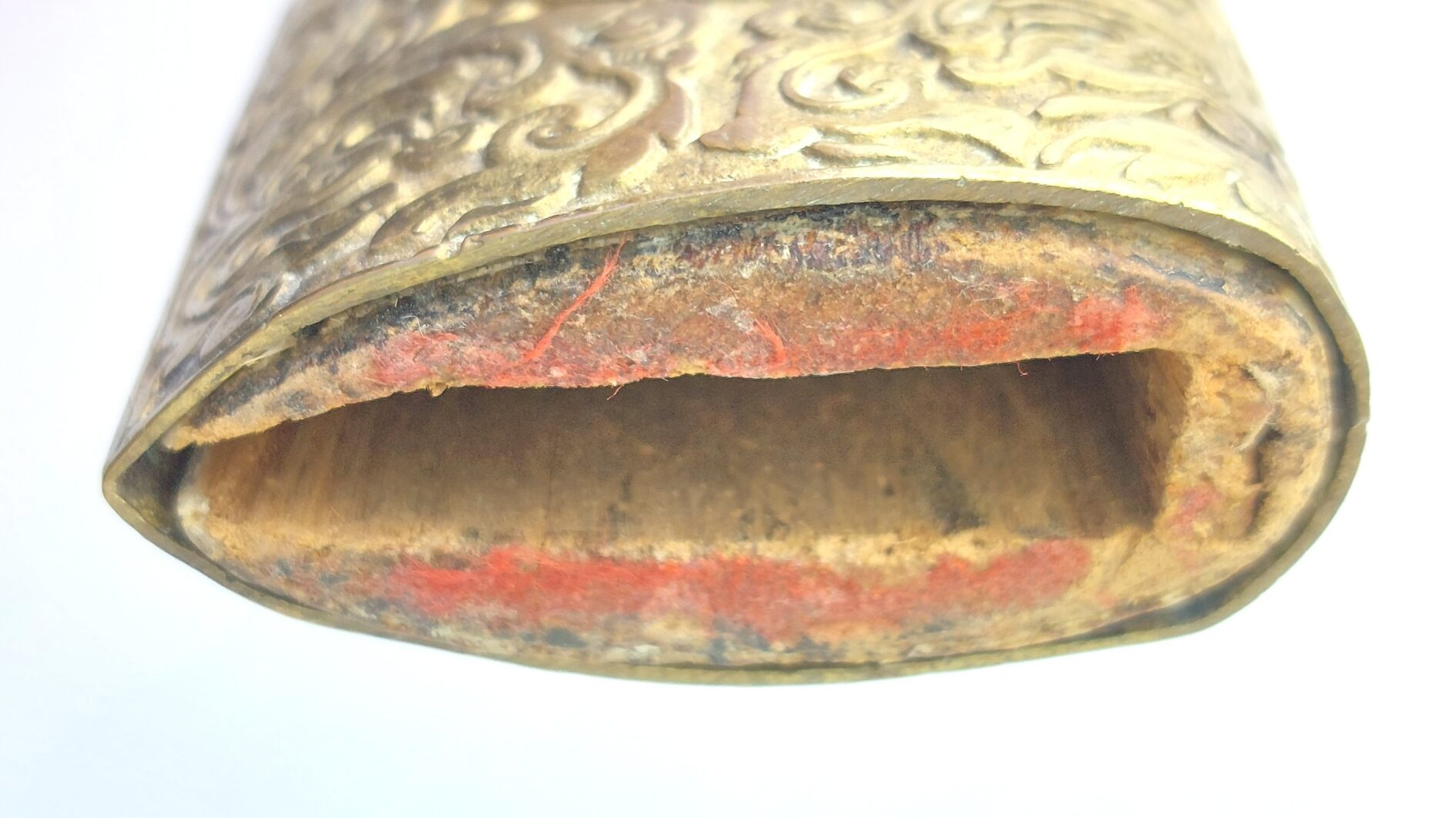 Chinese, Boxer Rebellion Era (Late Qing Dynasty c.1890–1900), Brass Mounted Shagreen Dao / Yaodao Saber (Short Sword) with Shagreen Scabbard - Image 24