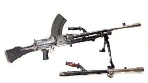 Czech / Irish, 1937, Bren Trials Light Machine Gun (ZGB-33 Pattern), Serial 209, Matching Spare Barrel, Irish “FF” Property Marks, Matching Nos, Deactivated