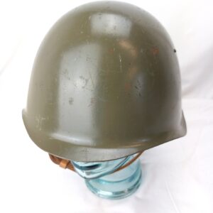 Czech / Polish, Cold War, Warsaw Pact Vz.53 / Wz.50 Type Steel Combat Helmet, Dated 1962, Original Liner and Chinstrap