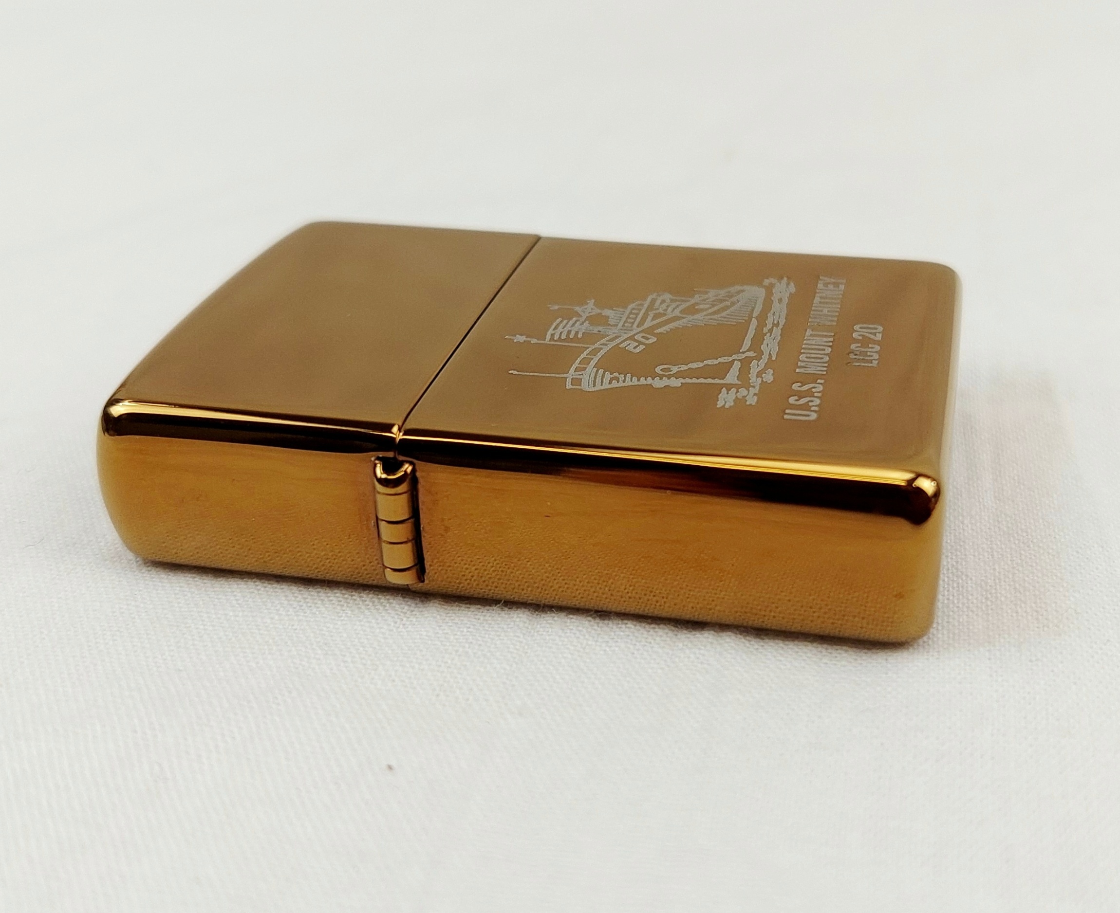 Cased USS Mount Whitney Zippo Lighter - Image 6