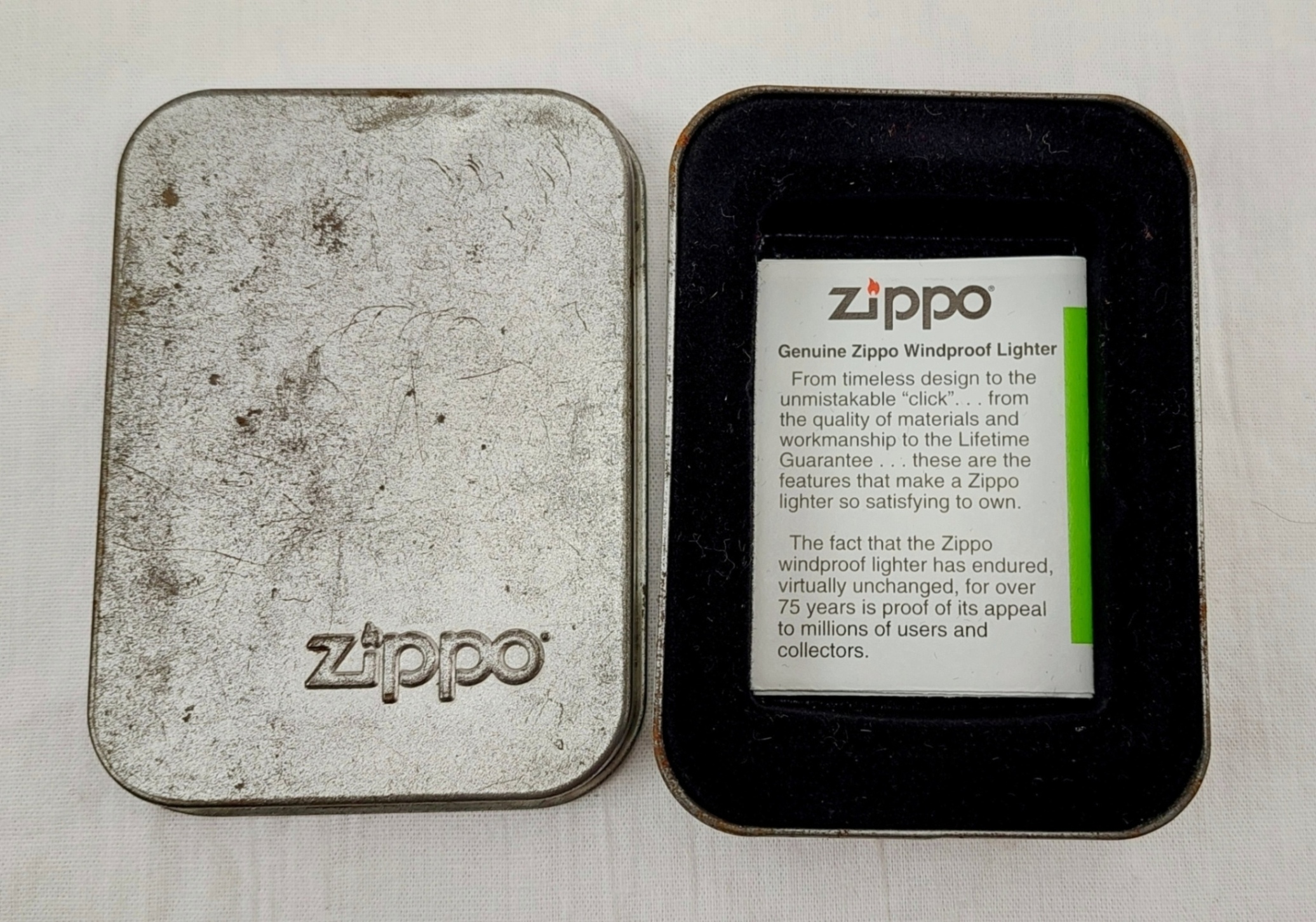 Cased USS Mount Whitney Zippo Lighter - Image 2