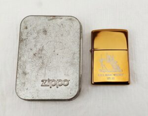 Cased USS Mount Whitney Zippo Lighter