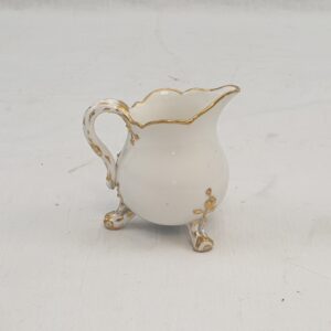 Circa 1778 Sevres Hard Paste Porcelain White And Gilt Cream Jug