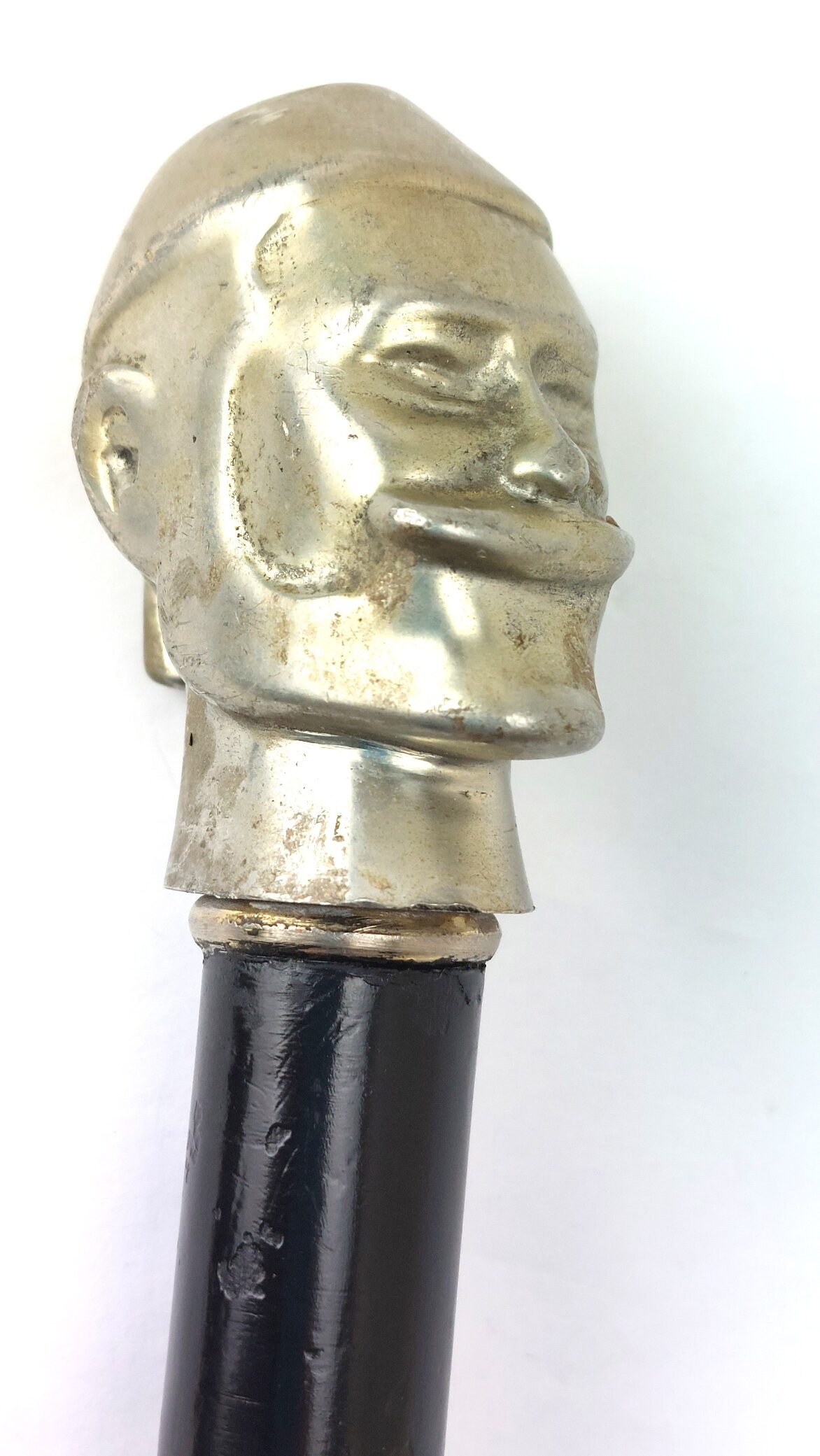 Continental - British, Late 19th Century, Figural Fez-Head Gentleman’s Walking Stick, Carved Shaft - Image 12