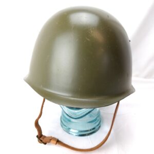 Czech / Polish, Cold War, Warsaw Pact Vz.53  Wz.50 Type Steel Combat Helmet, Dated 1962, with Orginal Chinstrap